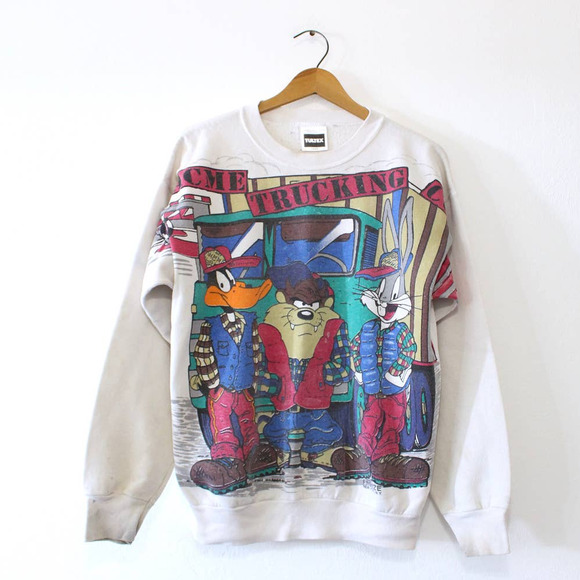 Vintage Other - Vintage Looney Tunes Acme Trucking Sweatshirt